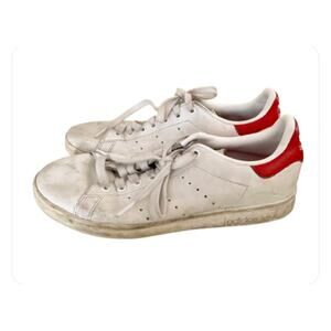 Adidas Originals Men's Stan Smith Red White Shoes Sneakers Size 8
